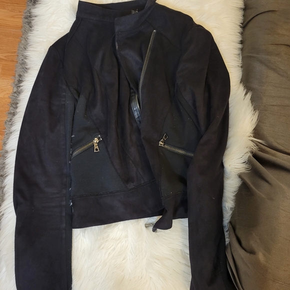 Elie Tahari Black Zip Jacket - Picture 3 of 11